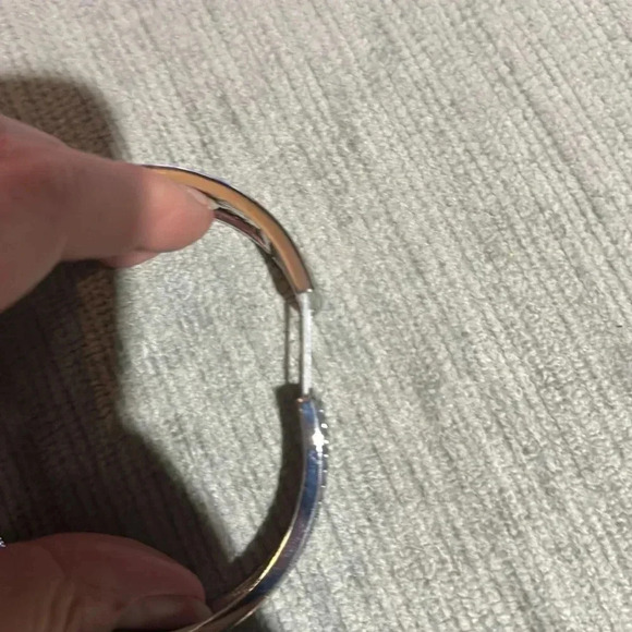 Lia Sophia navy blue and silver stretch bracelet - Picture 3 of 3